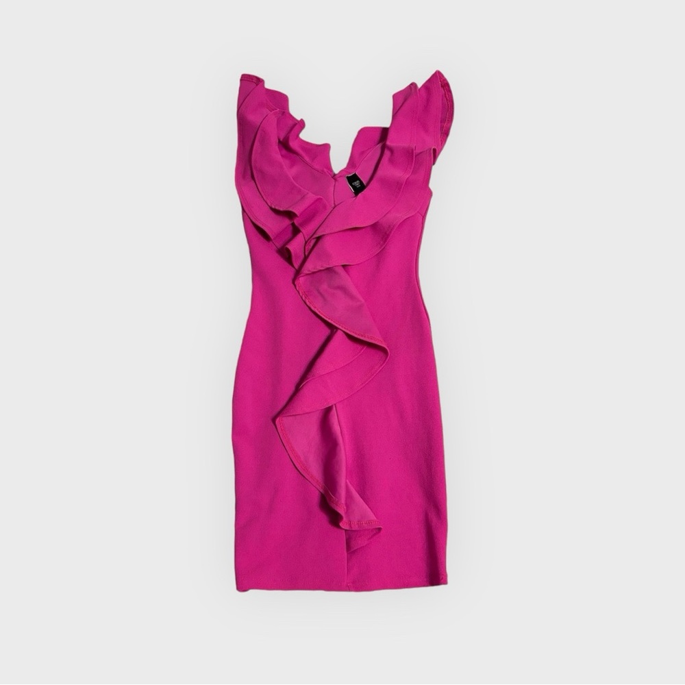 Gibiu Pink Ruffled Dress